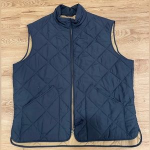JCrew Navy Quilted Vest